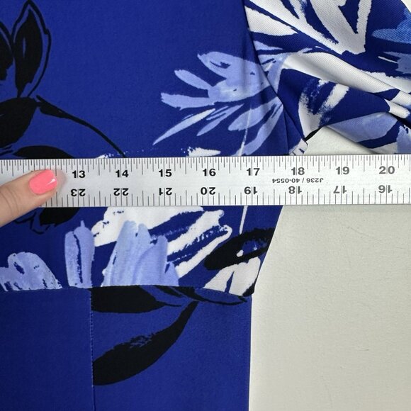 Lauren Ralph Lauren Women's Multicolor‎ Floral Faux Wrap Dress Size 12 NWT - Picture 8 of 10